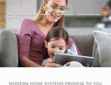Tablet Screenshot of modernhomesystems.com
